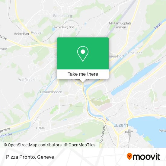 Pizza Pronto map