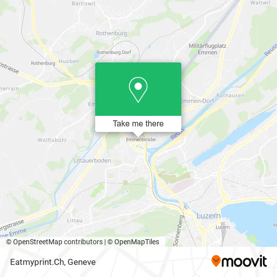 Eatmyprint.Ch map