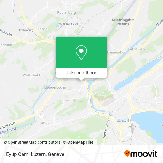 Eyüp Cami Luzern map