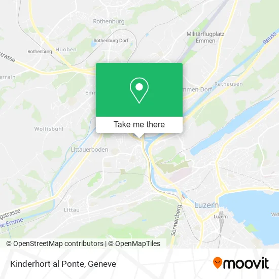Kinderhort al Ponte map