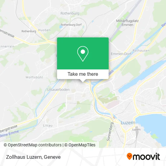 Zollhaus Luzern map