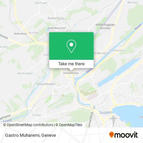 Gastro Muharemi map