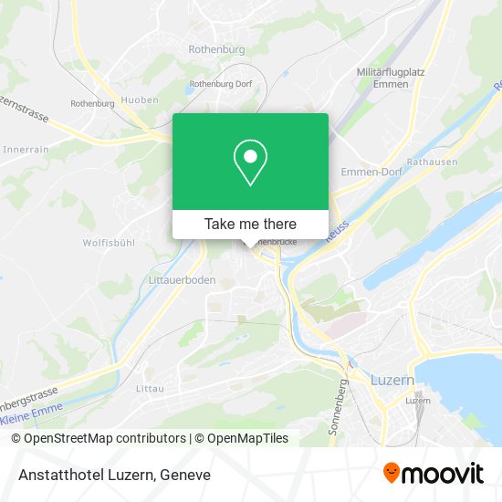 Anstatthotel Luzern map