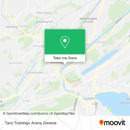 Tanz Trainings Arena map
