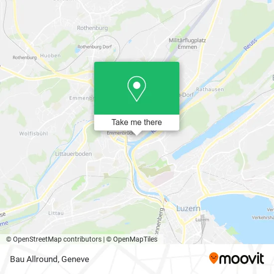 Bau Allround map