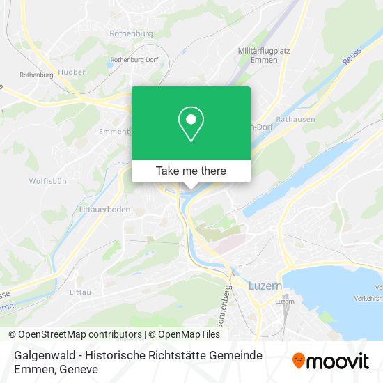 Galgenwald - Historische Richtstätte Gemeinde Emmen map