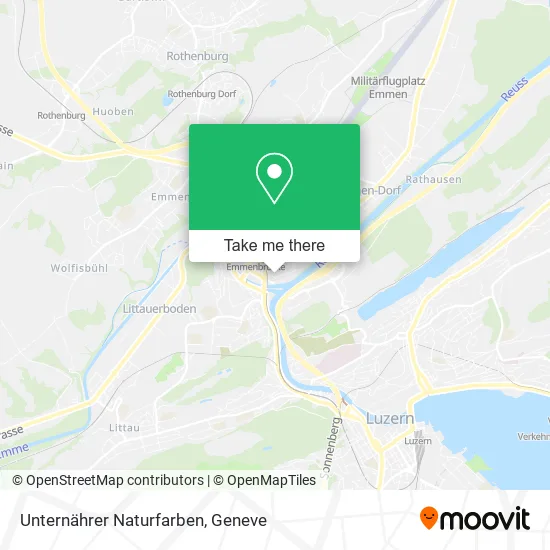 Unternährer Naturfarben map