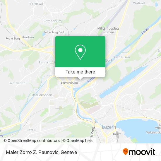 Maler Zorro Z. Paunovic map