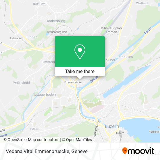 Vedana Vital Emmenbruecke map