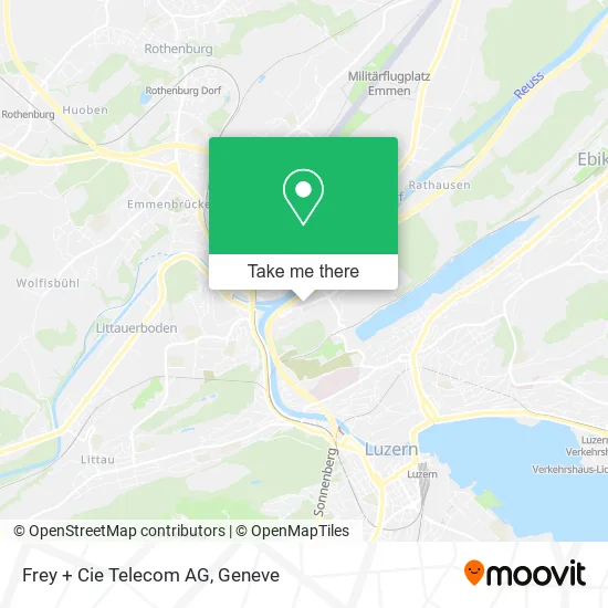 Frey + Cie Telecom AG map