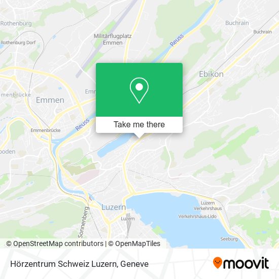 Hörzentrum Schweiz Luzern map