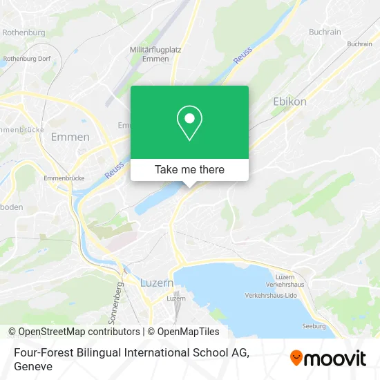 Four-Forest Bilingual International School AG map