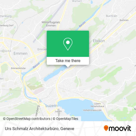 Urs Schmalz Architekturbüro map