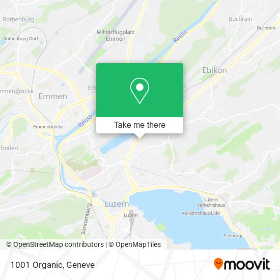 1001 Organic map