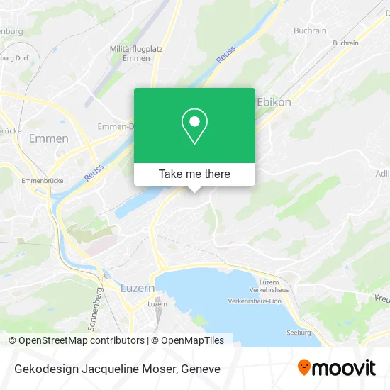 Gekodesign Jacqueline Moser map