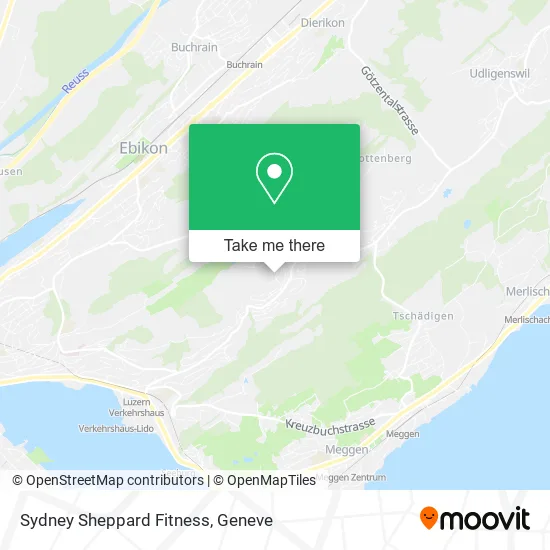 Sydney Sheppard Fitness map