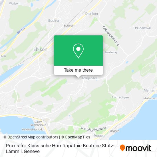 Praxis für Klassische Homöopathie Beatrice Stutz-Lämmli map