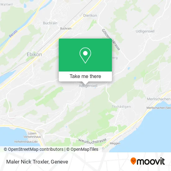 Maler Nick Troxler map