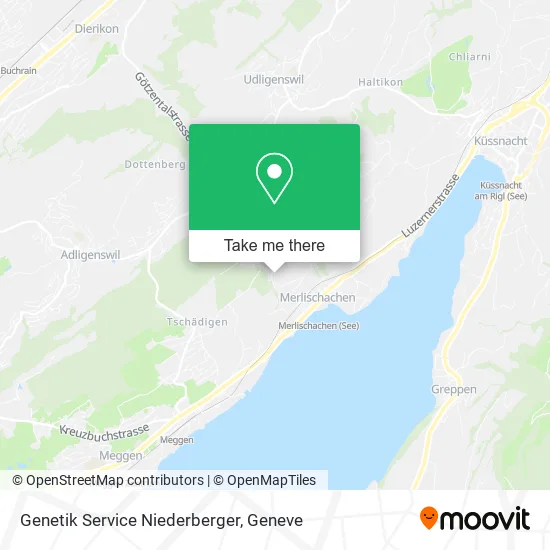 Genetik Service Niederberger map