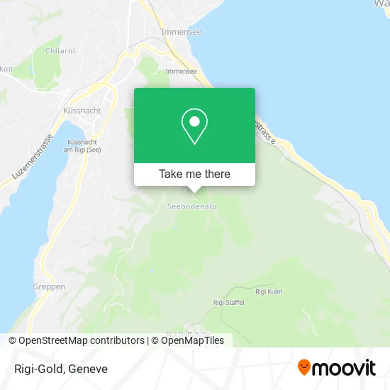 Rigi-Gold map