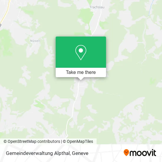 Gemeindeverwaltung Alpthal map
