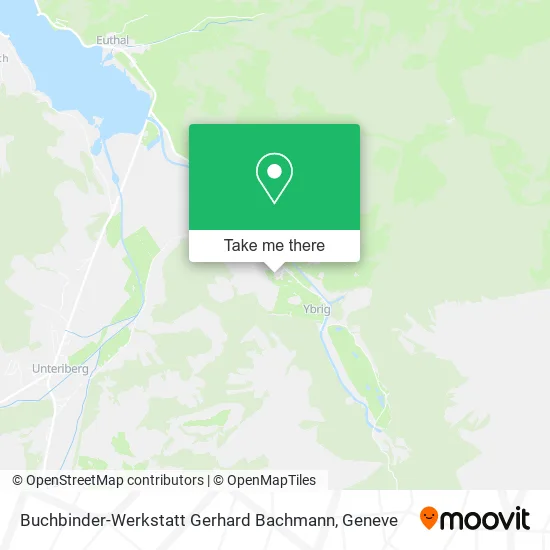 Buchbinder-Werkstatt Gerhard Bachmann map