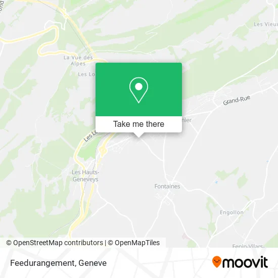 Feedurangement map