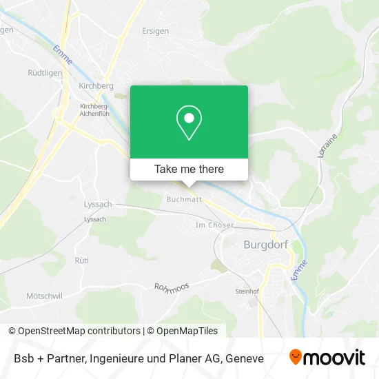 Bsb + Partner, Ingenieure und Planer AG map