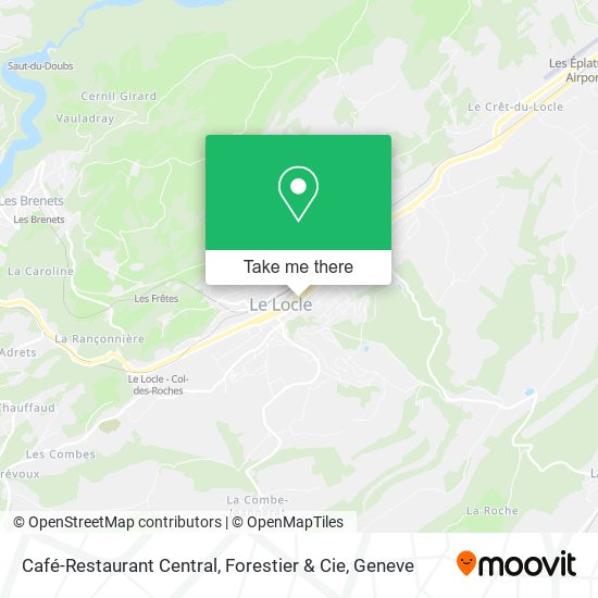 Café-Restaurant Central, Forestier & Cie map