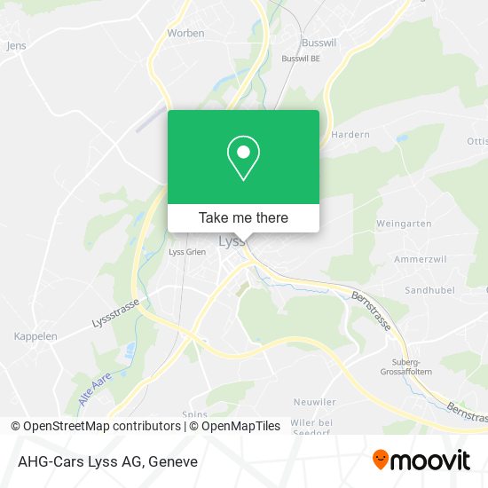 AHG-Cars Lyss AG map