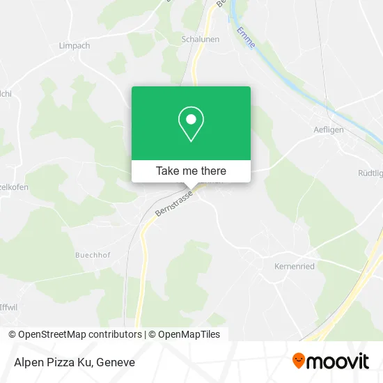 Alpen Pizza Ku map