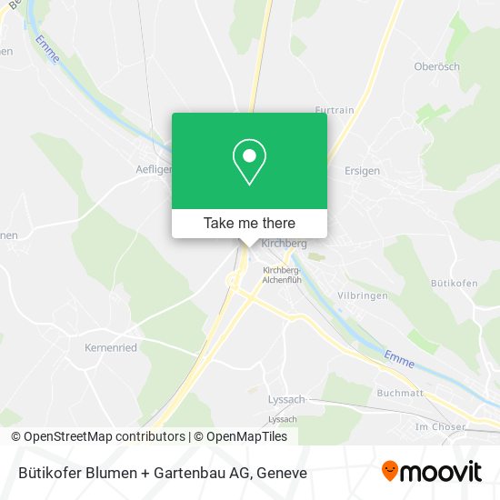 Bütikofer Blumen + Gartenbau AG map