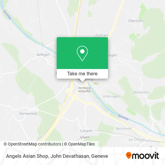 Angels Asian Shop, John Devathasan map