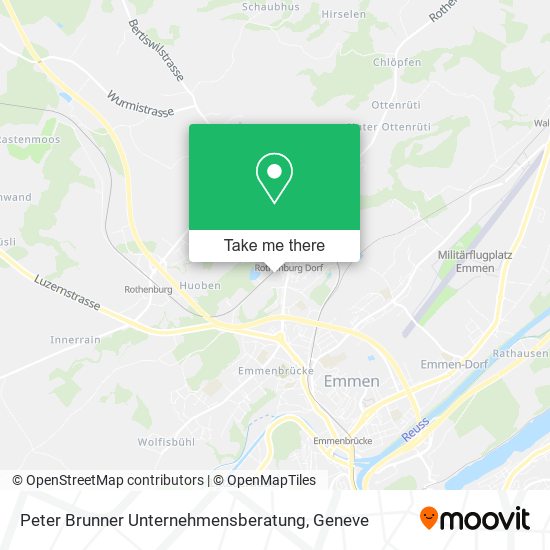 Peter Brunner Unternehmensberatung map