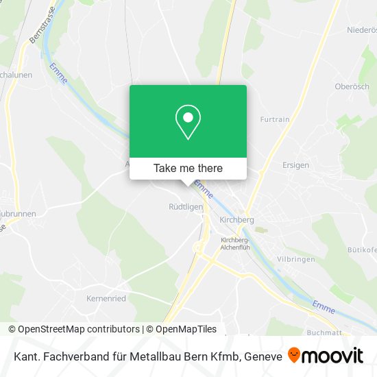 Kant. Fachverband für Metallbau Bern Kfmb map