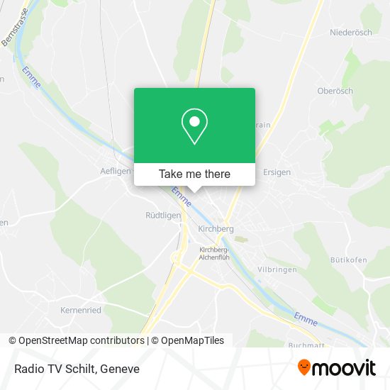 Radio TV Schilt map