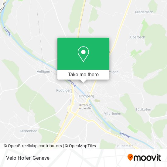 Velo Hofer map