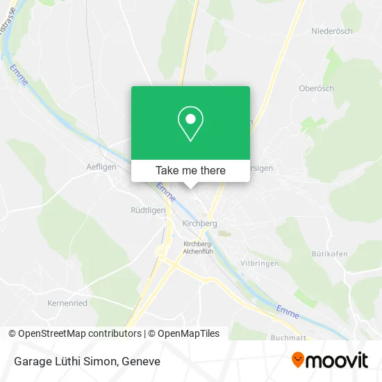 Garage Lüthi Simon map