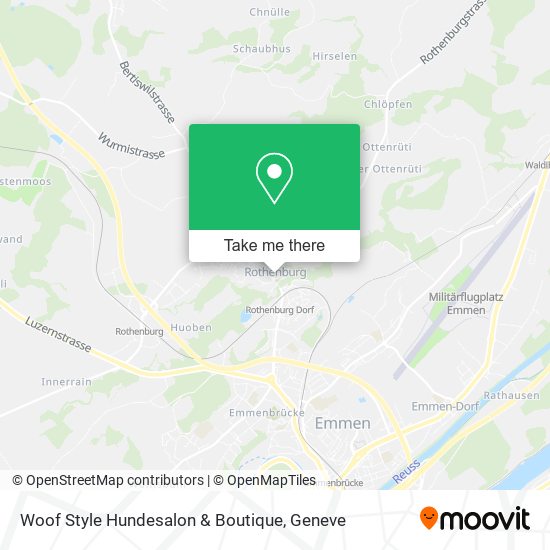 Woof Style Hundesalon & Boutique map