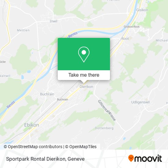 Sportpark Rontal Dierikon map