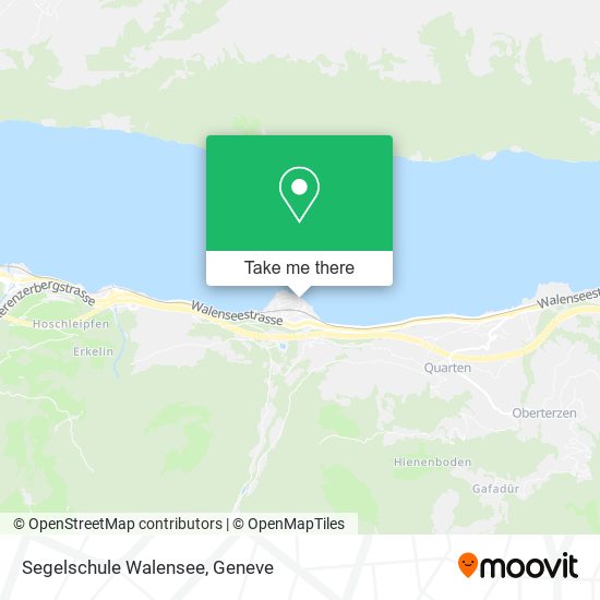 Segelschule Walensee map