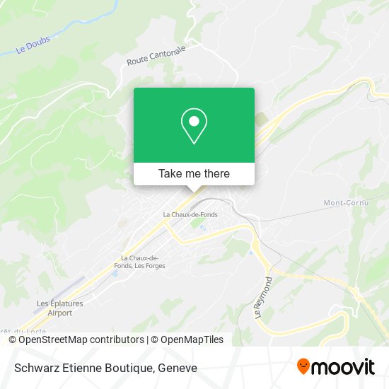 Schwarz Etienne Boutique map