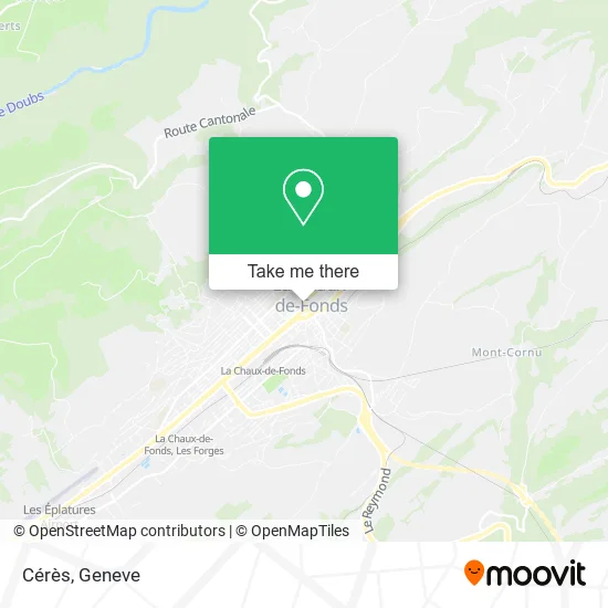 Cérès map