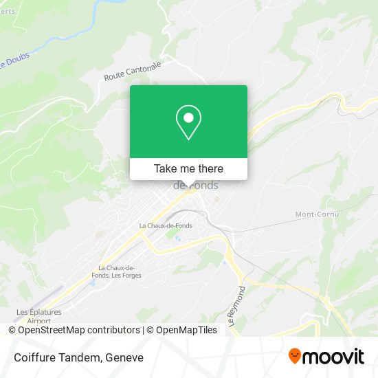 Coiffure Tandem map