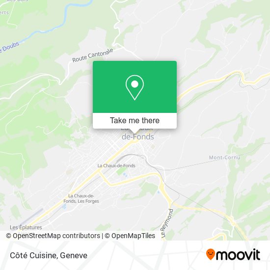 Côté Cuisine map