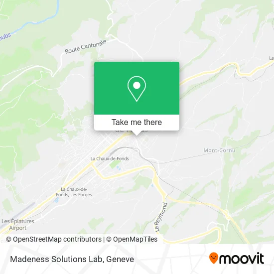 Madeness Solutions Lab map