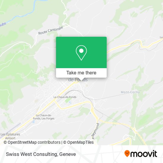 Swiss West Consulting map