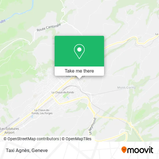 Taxi Agnès map