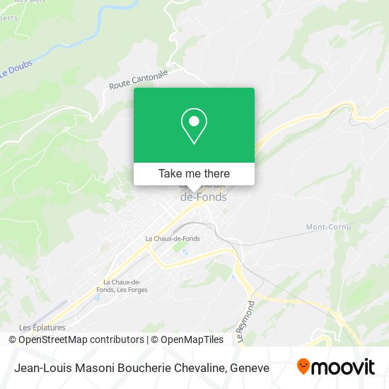 Jean-Louis Masoni Boucherie Chevaline map