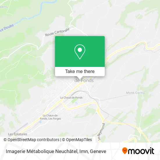Imagerie Métabolique Neuchâtel, Imn map